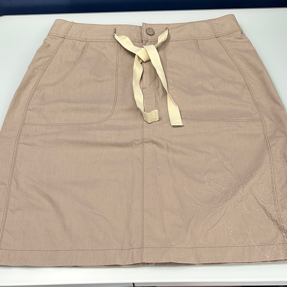 L. L. Bean Khaki Skirt